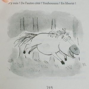 illustration de Tarzan, poney méchant, par Louis Thomas
